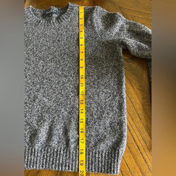 Brooks Brothers Women’s Blue & White Classic Heathered Wool Sweater Size M - Picture 7 of 7